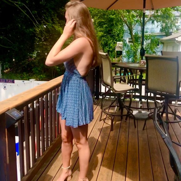 ROMPER - COMFY, CASUAL, DRESS, MINI - Picture 4 of 4